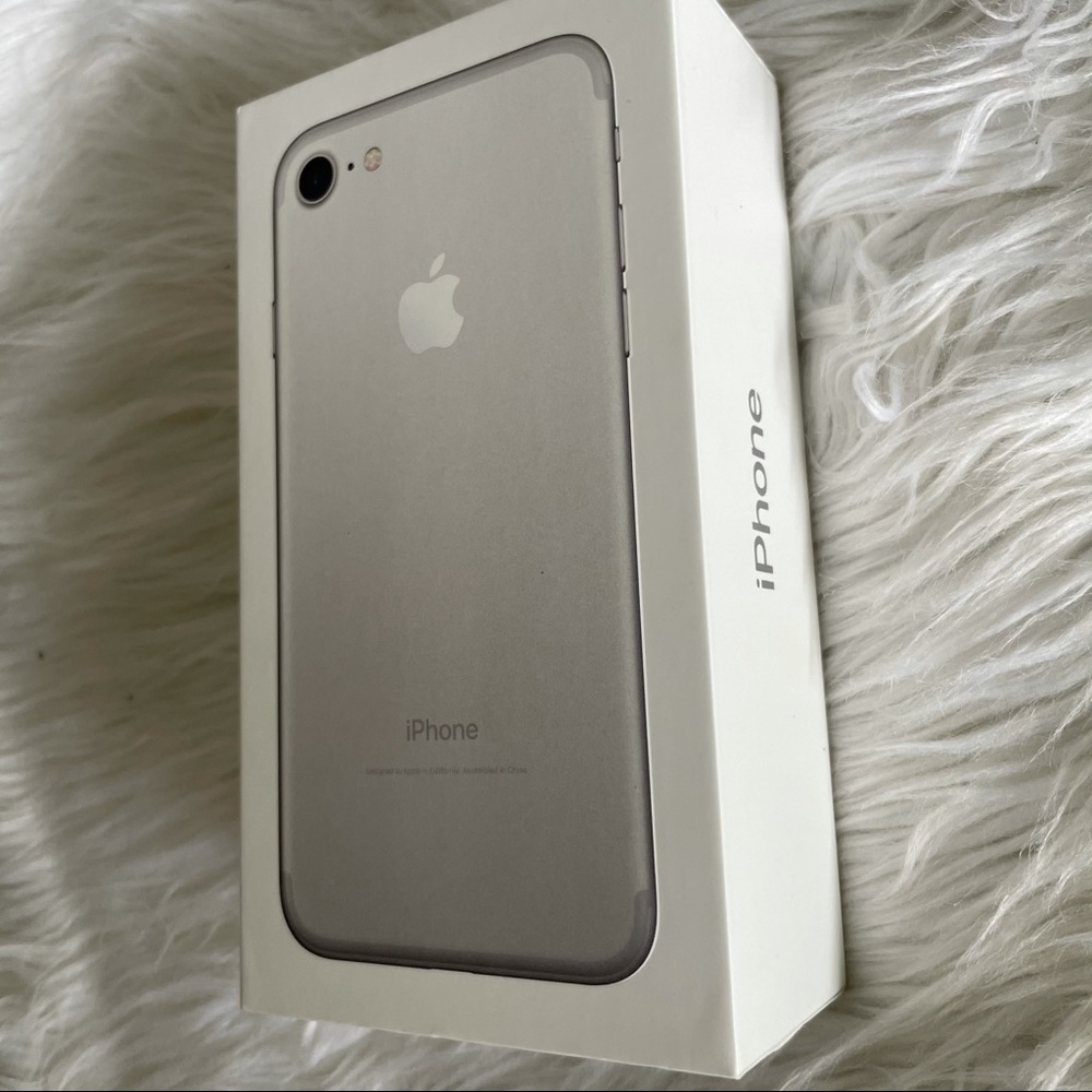 Empty box apple iphone 7 128 GB silver